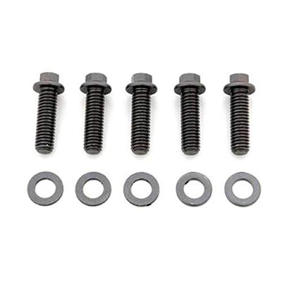 ARP 640-1250 Black Oxide 1/4-20" RH Thread 1.250" UHL 12-Point Bolt with 5/16" Socket and Washer, (Set of 5)