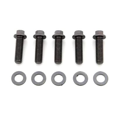 ARP 741-1250 Black Oxide 5/16-24" Fine RH Thread 1.250" UHL 12-Point Bolt with 3/8" Socket and Washer, (Set of 5)