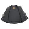 Milwaukee Leather Men's Bullet Proof Look Style Swat Vest Single Panel Back & Dual Inside Gun Pockets (Medium) view 2
