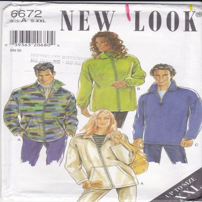 New Look 6672 Size A (S-XXL)