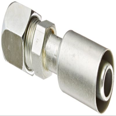 EATON Weatherhead Coll-O-Crimp 75712E-760 Flareless Tube Rigid Fitting, Carbon Steel, 5/8" Hose ID, 5/8" Tube Size