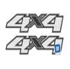 Decal Mods 4x4 Decal Replacement Sticker for Chevy Silverado (2007-2013) Bed Side 1500 2500 HD (Set of 2) - F view 1