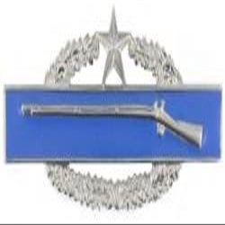 Army Combat Infantry Badge 2nd Award Mirrored Finish - Regulation