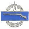 Army Combat Infantry Badge 2nd Award Mirrored Finish - Regulation view 1