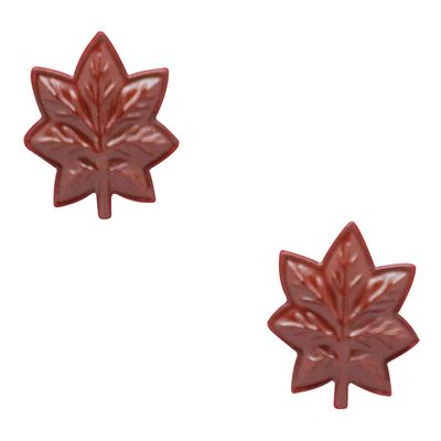 Navy Lieutenant Commander Brown Collar Device Rank Insignia Pair