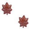 Navy Lieutenant Commander Brown Collar Device Rank Insignia Pair view 1