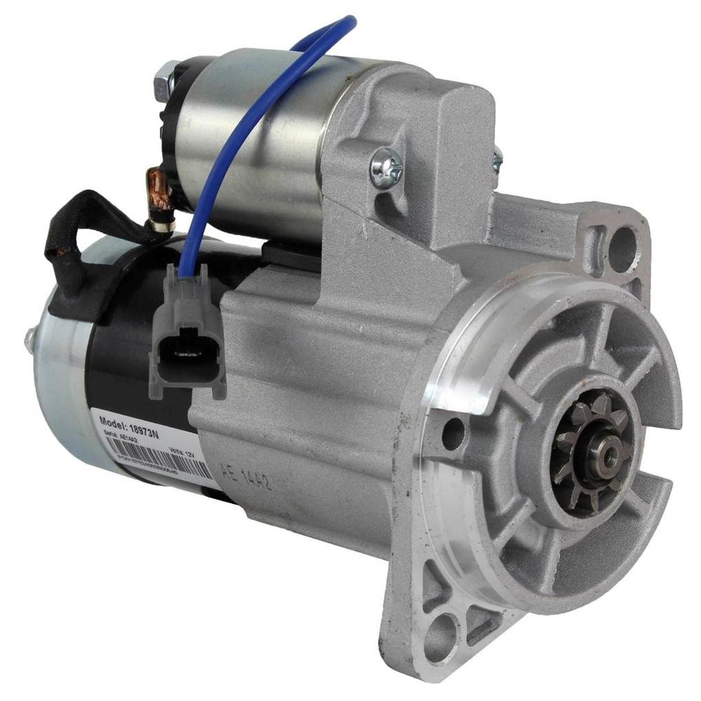 RAREELECTRICAL Starter Motor Compatible with 2004-2009 Mitsubishi Industrial Fg15n Fg18n Fg20n Fg25n Fgc20n Fgc25n Forklift K21 91H2006190 M000t65585