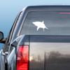 Express Yourself White Death (White - Reverse Image - Small) Decal Sticker - Saltwater Fish Collection view 2