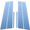 Fits BMW 5-Series 2011-2015 Stainless Steel Chrome Pillar Posts Trim 6PCS view 1
