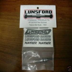 Lunsford Titanium Ball Studs for Hpi Savage Lns 7604