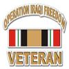 Operation Iraqi Freedom Veteran Decal Sticker 10" view 1