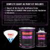 Restoration Shop Firemist Purple Acrylic Urethane Auto Paint - Quart Kit view 2