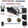 SBU 600 Denier Snowmobile trailerable Cover Compatible for the 2013-2018 Ski Doo Bombardier Model Sport 550 F Tundra snowmachine sled. view 2