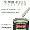 Restoration Shop Arctic White Urethane Basecoat Paint - Slow Gallon Kit view 4