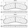 Centric 106.04501 Brake Pad view 3