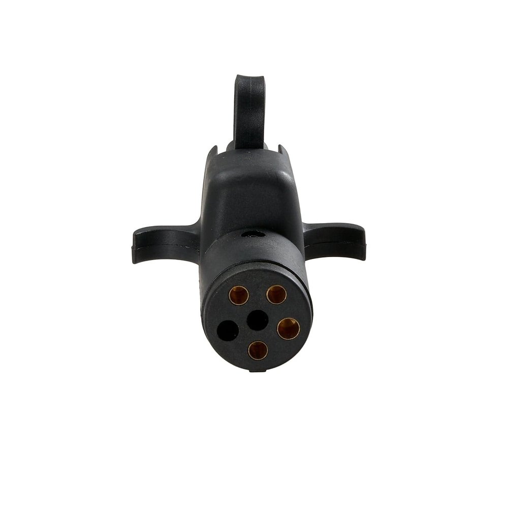SBT 6-Way Round Pole to 4-Way Flat Trailer Adapter with Dust Cover