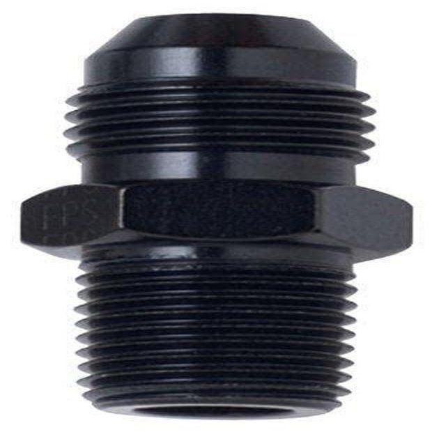 Fragola 481611-BL Black Size (-10) x 3/8" MPT Straight Adapter Fitting