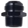 Fragola 481611-BL Black Size (-10) x 3/8" MPT Straight Adapter Fitting view 1