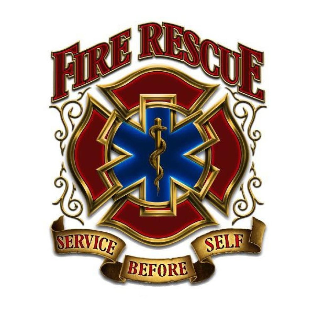 Collectible Firefighter Decals, Share Your Appreciation and Support with Our Fire Rescue Gold Shield Stickers for Your Home, Car, Cases and More, Souvenir Gifts for Firefighter (12IN, 1 Pack)