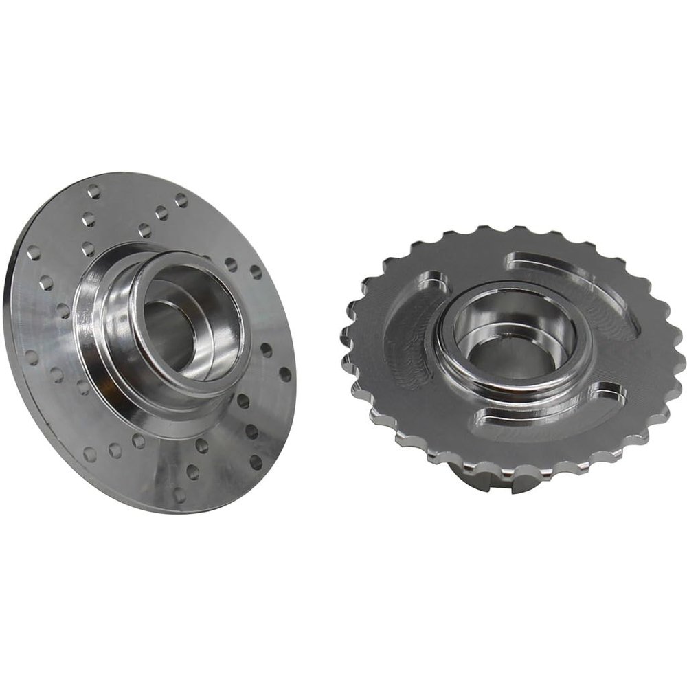 Hot Racing HOR39R08 Rear Brake Disk & Main Sprocket Silv