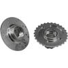 Hot Racing HOR39R08 Rear Brake Disk & Main Sprocket Silv view 1