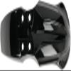 UFO Plastics Front Fender Black Black KA04723-001 view 1