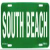 South Beach Florida License Plate view 1