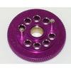 GPM Racing SAV1100 HPI Savage Purple 2 Shoe Aluminum FlyWheels 34mm view 1