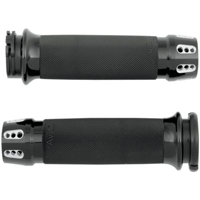 RC Components Gatlin Custom Grips - Black, Color: Black CC-86-ANO-GAT