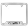 Chevrolet Impala License Plate Frame Holder (Chrome & 4 Hole & Bottom (12)) view 1