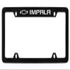 Chevrolet Impala License Plate Frame Holder (Black & 4 Hole & Top (12)) view 1