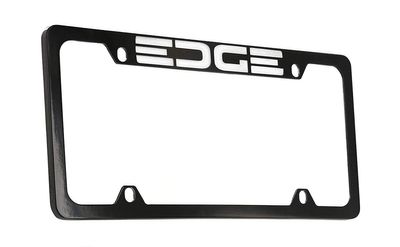 Ford Edge License Plate Frame (2 Hole/Brass, Chrome/Wide)