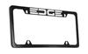 Ford Edge License Plate Frame (2 Hole/Brass, Chrome/Wide) view 1