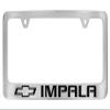 Chevrolet Impala License Plate Frame Holder (Chrome & 2 Hole & Bottom Wide (12)) view 1