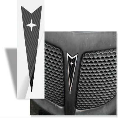 Reflective Concepts Arrowhead Overlay Decal - 2004-2008 Grand Prix - (Color: Carbon Fiber)