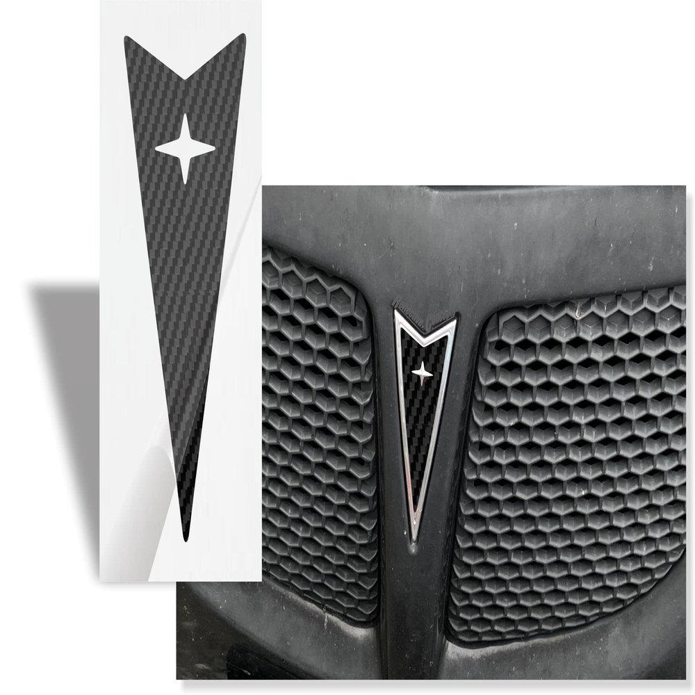 Reflective Concepts Arrowhead Overlay Decal - 2004-2008 Grand Prix - (Color: Carbon Fiber)