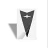 Reflective Concepts Arrowhead Overlay Decal - 2004-2008 Grand Prix - (Color: Carbon Fiber) view 2