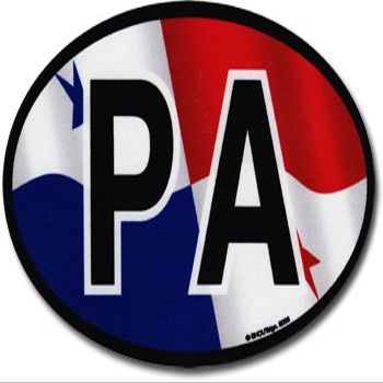 Flagline Panama - Wavy Oval Decal