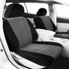 CalTrend Front Buckets Seats, O.E. Velour Seat Covers for 1999-2002 Chevy/GMC 1500-3500 Black Premier Insert with Classic Trim view 1