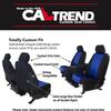 CalTrend Front Buckets Seats, O.E. Velour Seat Covers for 1999-2002 Chevy/GMC 1500-3500 Black Premier Insert with Classic Trim view 4