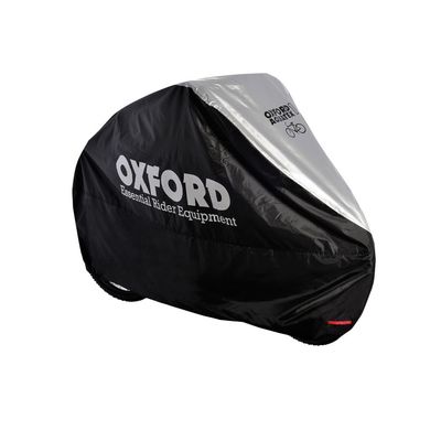 Oxford Unisex Single Aquatex Outdoor Bike Cover Silver 200x 80x 110 cm, Silver (Black/Silver), 200 x 80 cm UK