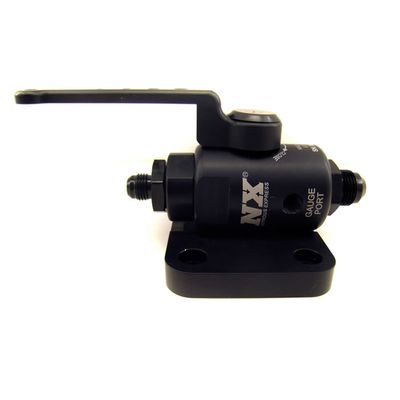 Nitrous Express 15851-8 Remote Shutoff Nitrous Valve, 4AN Male Inlet and Outlet