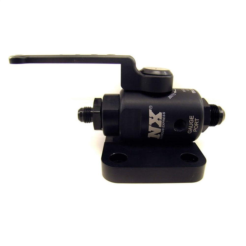 Nitrous Express 15851-8 Remote Shutoff Nitrous Valve, 4AN Male Inlet and Outlet