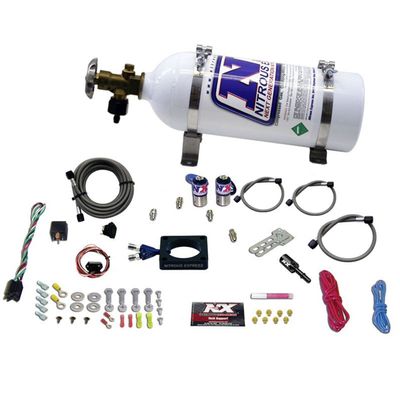 Nitrous Express - 13-16 Dodge Dart 1.4L Turbo Nitrous Plate Kit (35-100HP) w/5lb Bottle (20941-05)
