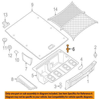BMW OEM 14-18 X5 Front Bumper-Absorber Plug 51127004445