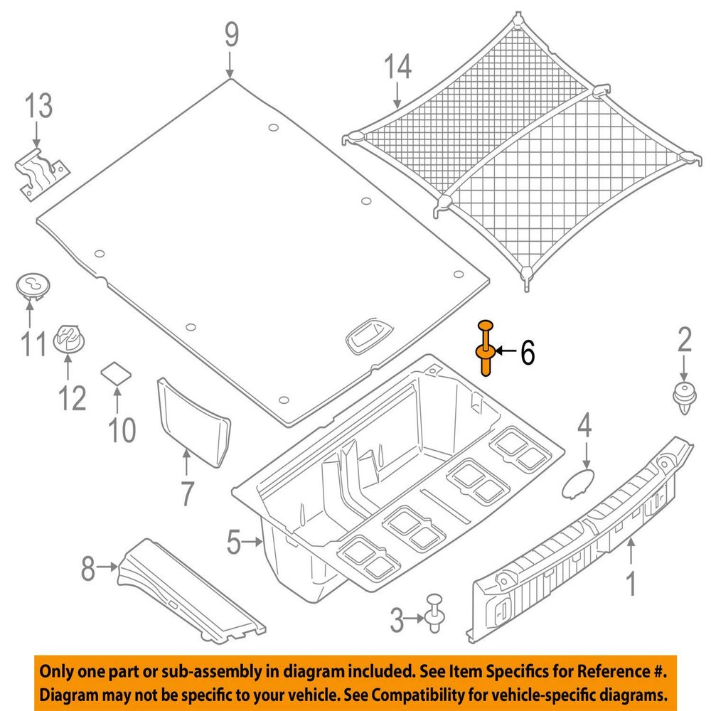 BMW OEM 14-18 X5 Front Bumper-Absorber Plug 51127004445