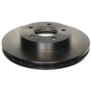 ACDelco Silver 18A557A (19296937) Non-Coated Front Disc Brake Rotor view 1