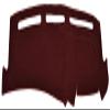 Seat Covers Unlimited Dash Cover Mat Pad Saturn Vue, 2006-2007, Maroon view 1