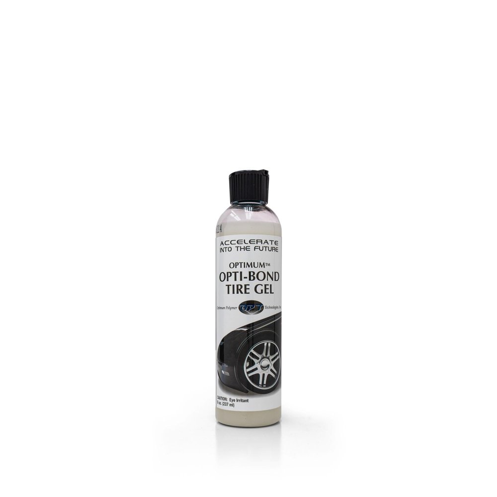 Optimum Opti-Bond Tire Gel Sling Free Shine, Long Lasting Dressing; Water Based Gel Spray; Vinyl, Plastic and Trim Dressing; Great for Tire Shine & Vinyl Trim Care (8 Oz)