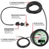 MaxTow White & Green 100 PSI Oil Pressure Gauge Kit, 2-1/16" 52mm view 2